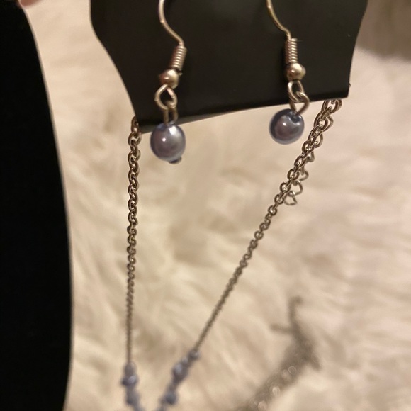 🔶 Long layered necklace with pearl beads - Picture 4 of 4